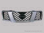   Nissan Navara (D40) 2005.05.01- Hűtődíszrács króm/fekete (-10) (1321)