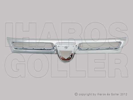 Dacia Duster 2010.02.01-2013.05.31 Hűtődíszrács keret, felsőész, króm (0ZVJ)