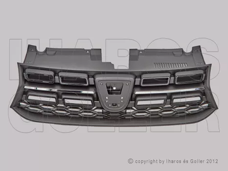 Dacia Sandero Stepway 2017.01.01-2020.12.31 Hűtődíszrács (1LA7)