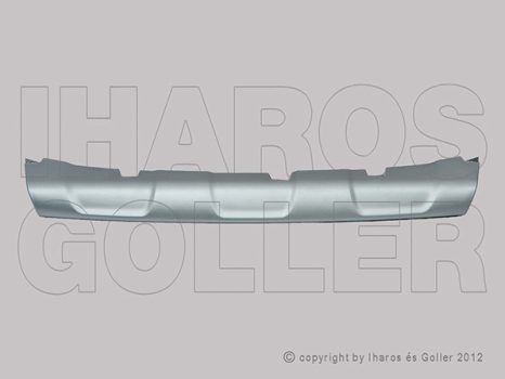 Dacia Sandero Stepway 2017.01.01-2020.12.31 Első lökhárító alatti spoiler (ezüst sz. festett) (1LDK)