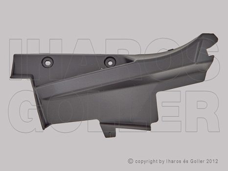 Dacia Dokker 2012.11.01 Hűtődíszrács tartó műanyag jobb (1FIR)