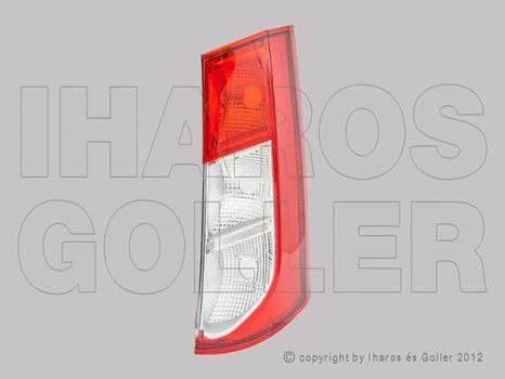 Dacia Dokker 2012.11.01 Hátsó lámpa üres jobb (1UPM)
