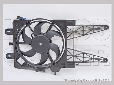 Fiat Punto 1999.09.01-2003.06.30 Hűtőventilátor kpl.,nem klimás (1.2,1.2 16V) (1D16)