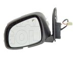   Fiat Sedici 2006.05.01-2009.07.01 Visszapillantó tükör bal, elektromos  állítás, domború, fekete (szögl.csatl.) (10VP)