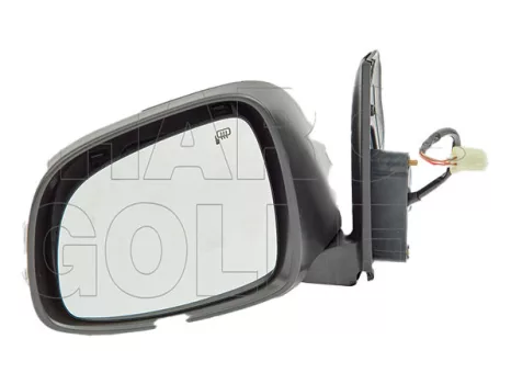 Fiat Sedici 2006.05.01-2009.07.01 Visszapillantó tükör bal, elektromos  állítás, domború, fekete (szögl.csatl.) (10VP)