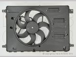   Ford Galaxy 2006.06.01-2010.04.30 Hűtőventilátor kpl. (0Y2W)