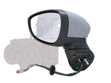 Ford Fiesta 2013.02.01-2017.05.01 Visszapillantó tükör bal, elektromos  állítás,fűthetőaszférikus,fényezendő,villogós,parkolófény  (06BW)