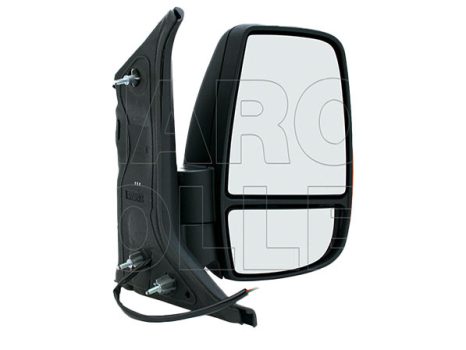 Ford Transit 2014.05.01-2019.05.19 Visszapillantó tükör jobb,domború,elektromos  állítás,sárga villogós,fűth,övid k.* (1AZB)