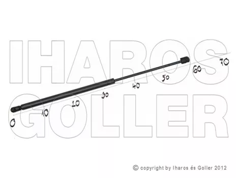 Honda Civic (10.gen) 2015.09.01- Gázrugó csomagtér ajtóhoz, (3 ajtós) (09YN)