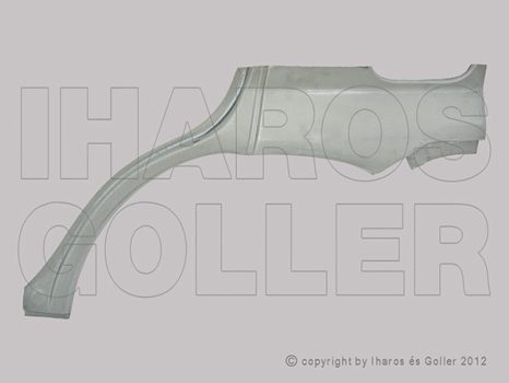 Honda HRV 1999.01-2006.01 Hátsó sárvédő javítóív bal (5 ajtós) (1H44)