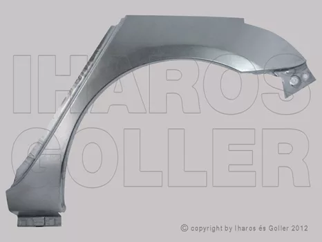 Mazda 3 2003.10.01-2006.06.30 Hátsó sárvédő javítóív bal 5 ajtós (059L)