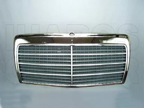 Mercedes (W124) 1985.01.01-1995.05.31 Hűtődíszrács kpl. díszlécekkel (93.5-ig)  (0GKX)