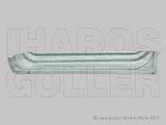  Mercedes Sprinter (W906) 2006.06.01-2013.09.07 Első ajtóváz alsóész jobb (10cm) (12RF)