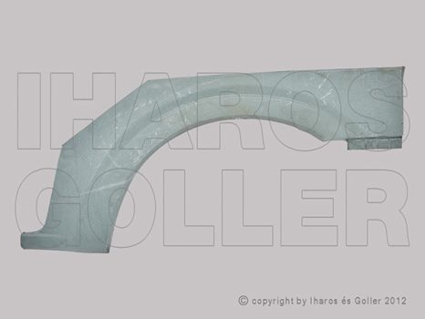 Mitsubishi Pajero V60/70 2001.07.01-2006.12.31 Hátsó sárvédő javítóív bal (3ajtós) (1GRP)