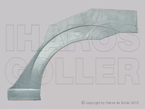 Opel Meriva A 2003.09.01-2009.08.31 Hátsó sárvédő javítóív bal (5 ajtós) (1ILG)