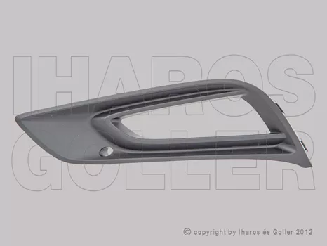 Opel Astra K/1 2015.06.01-2019.07.02 Rács a lökhárítóba bal, ködlámpás (18BZ)