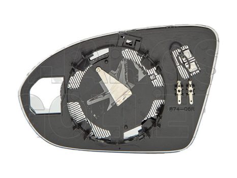 Opel Astra K/1 2015.06.01-2019.07.02 Tükörlap cserélhető, jobb, fűthető, domború (1DC9)