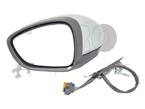 Peugeot 508 2010.01.01-2014.06.30 Visszapillantó tükör bal, elektromos  állítás, domború, fűthető, villogós, fényezendő, (14EY)