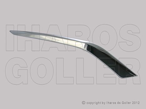 Peugeot 208 (A9) 2015.06.01-2018.05.30 Króm díszléc első ködlámpa takaróba, jobb (20Z1)