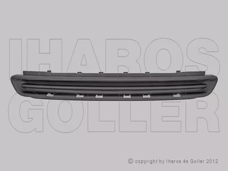 Peugeot 308 T7 2011.05.01-2013.03.30 Rács a lökhárítóba alsó (fekete) (1HGN)