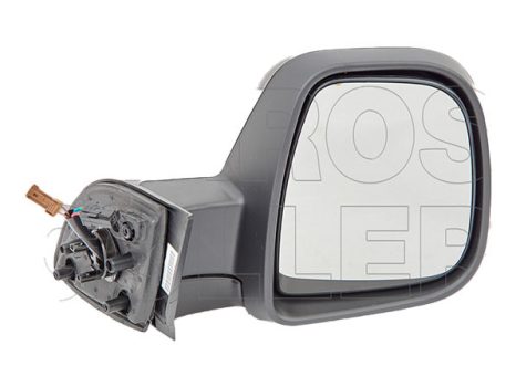 Citroen Berlingo B9 2012.04.01-2015.02.01 Visszapillantó tükör jobb, elektromos  állítható, domború, fűthető, hőmérős , fekete (13E3)