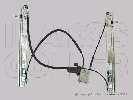 Renault Megane 2002.09.01-2005.12.31 Ablakemelő (motoros) bal (3 ajtós) 2 pólusú (096K)