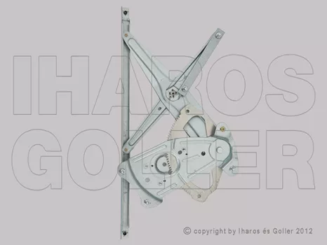 Renault Megane 2008.10.31-2012.03.31 Ablakemelő motor nélkül, bal (3 ajtós) (1C1G)