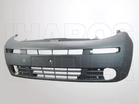 Opel Vivaro 2000.09.01-2006.08.31 Első lökhárító szürke, ködlámpás (1X7B)