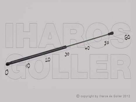 Renault Laguna 2000.10.01-2005.04.30 Gázrugó csomagtér ajtó üveghez, (KOMBI) (09Z5)