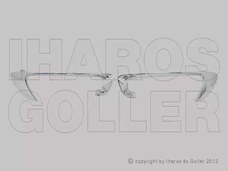 Renault Grand Scenic 2012.01.01- E.lökh.bal+jobb ködl.díszrács keret, króm (09GS)