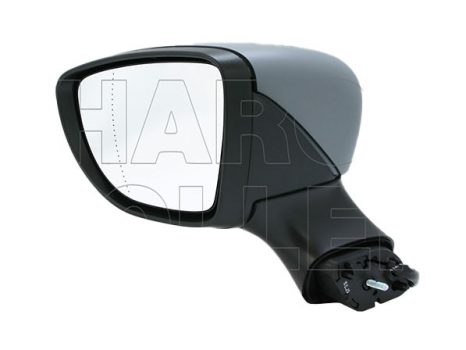 Renault Clio (Clio IV) 2012.11.01-2016.01.01 Visszapillantó tükör bal. elektromos  állítás, aszférikus, fűthető, villogós fényezendő (0C1W)