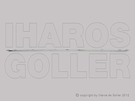 Renault Clio (Clio V) 2019.09.21- Hátsó lökhárító díszléc, króm (1PD9)