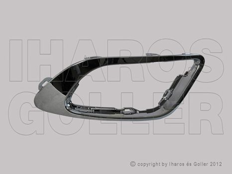 Renault Fluence 2013.01.01- Ködlámpa keret jobb, króm (11EN)