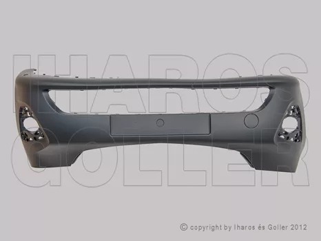 Opel Vivaro 2014.06.01-2019.07.31 Első lökhárító fekete (16E1)