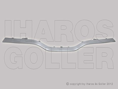 Renault Kangoo 2013.07.01- Díszléc hűtőrácsra szürkére fest., alsó, tgk.-hoz (1286)