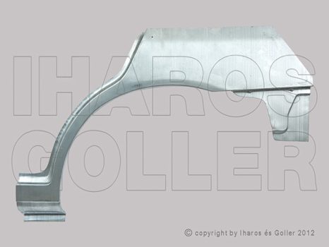 Peugeot 406 1995.10.01-1999.06.30 Hátsó sárvédő javítóív bal (107E)