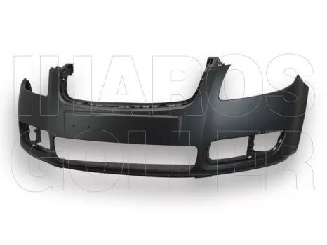 Skoda Fabia 2007.05.01-2010.03.31 Első lökhárító fényezendő, kocka ködl. lyukkal (035K)