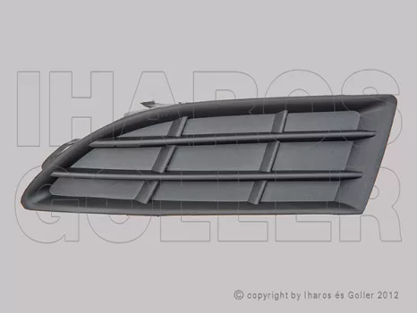 Skoda Fabia 2010.04.01-2014.09.30 Rács a lökhárítóba bal, nem ködlámpás (1E1T)