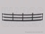  Skoda Fabia 2010.04.01-2014.09.30 Rács a lökhárítóba középész (12IW)