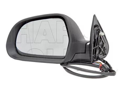 Skoda Octavia (1Z) 2009.01.01-2013.08.31 Visszapillantó tükör bal, aszférikus, elektromos  állítás, fűthető, fekete, villogós (13JE)