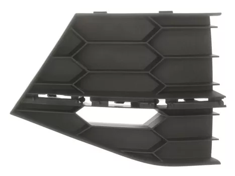 Skoda Superb (3V) 2015.06.15-2019.07.07 Rács a lökhárítóba jobb, fekete díszléccel (1FRN)