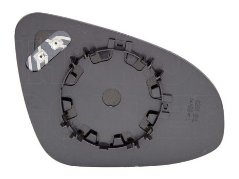 Toyota Yaris 2011.10.15-2014.06.30 Tükörlap cserélh., bal, domború, fűthető, kerek felf. (19Z3)