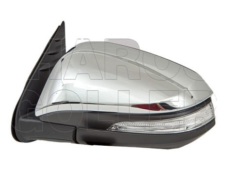 Toyota Hilux (AN120/AN130) 2020.06.01- Visszapillantó tükör bal, elektromos  állítás villogós elektromos behajtható. króm (1R15)