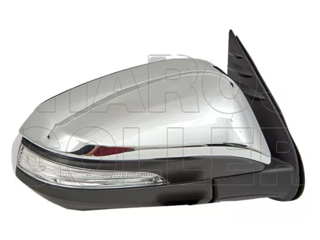 Toyota Hilux (AN120/AN130) 2020.06.01- Visszapillantó tükör jobb, elektromos  állítás villogós króm (1R14)