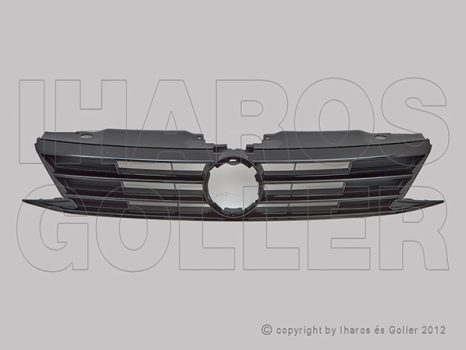 VW Jetta 2014.09.01- Hűtődíszrács fényes fekete (1M3W)