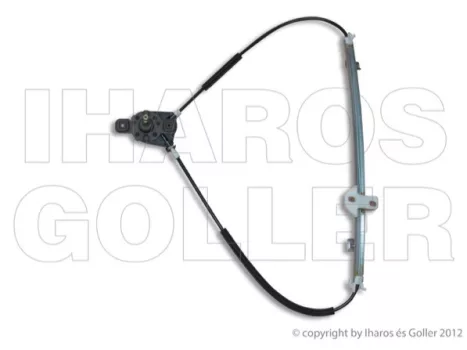 Audi 80 1978.08.01-1986.09.30 Ablakemelő (manuális) jobb első, 3/5 ajtós, 84-87 (0U75)