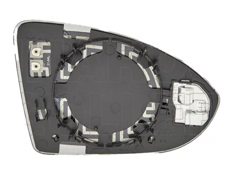 VW Golf VII/1 2012.10.01-2016.10.31 Tükörlap cserélh., bal fűthető, aszférikus, holttér figy (1P9N)