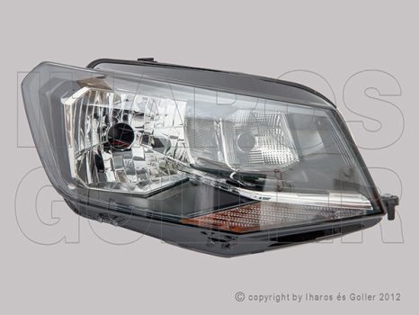 VW Caddy III 2015.06.01-2020.08.30 Fényszóró H4 jobb + nappali fény. (motorral) TYC (1EN7)