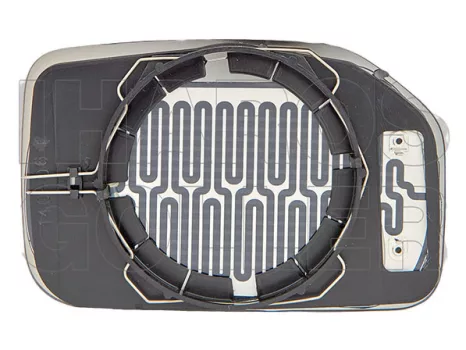 Peugeot 106 1991.09.01-1996.02.28 Tükörlap cserélhető jobb domború, fűthető (0IWS)