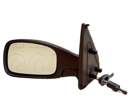 Peugeot 306 1993.03.01-1997.04.30 Visszapillantó tükör bal, bowdenes állítható, (0GCP)